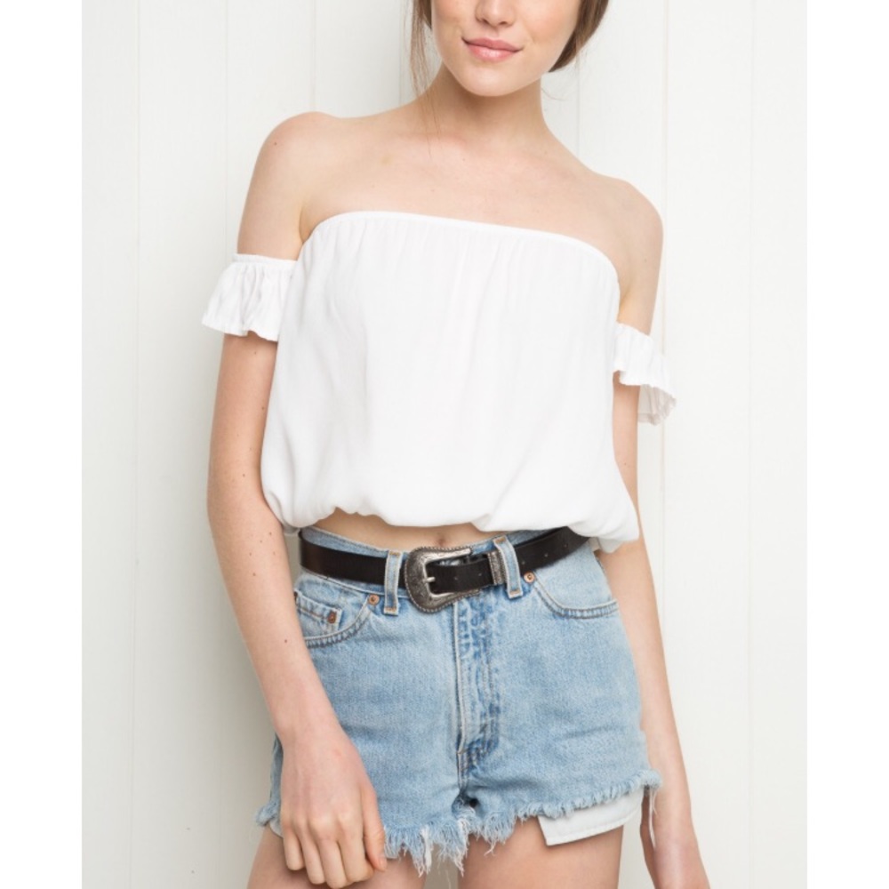 Brandy Melville Beccah Off Shoulder Top. One Size